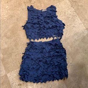 Blue 2 piece Lisa Marie adorable outfit